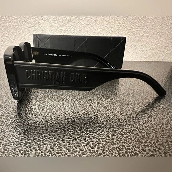 Christian Dior Black Sunglasses DIOR WilDior S2U Brand New - Picture 1 of 6